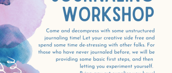 Bullet Journaling workshop 9/28 from 1-2p